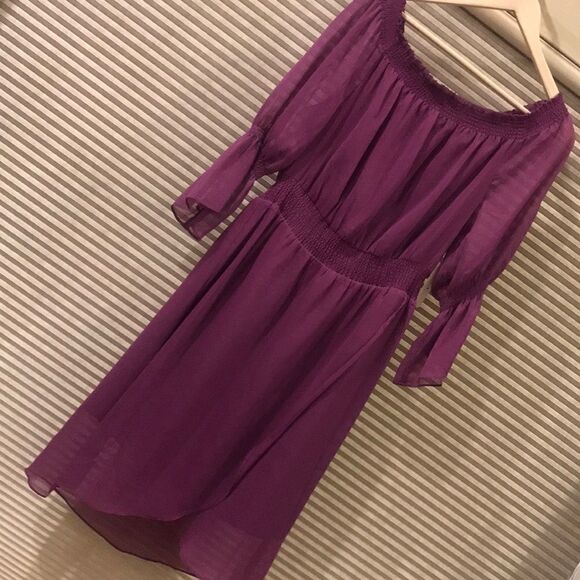 NWT Halston Crepe Dress Scoop Neck - Size Medium - Picture 7 of 8